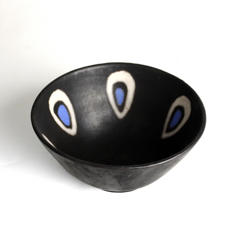 ムコノビエンタロ陶器 ボウル 11 孔雀内側