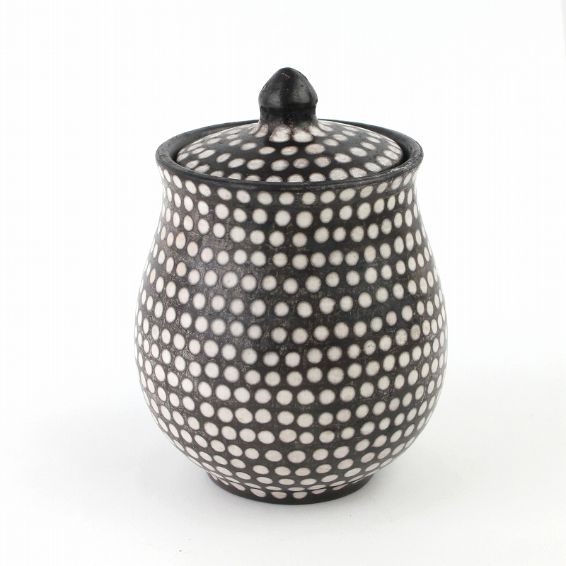 ムコノビエンタロ陶器 シュガーポット 10 ポルカドット