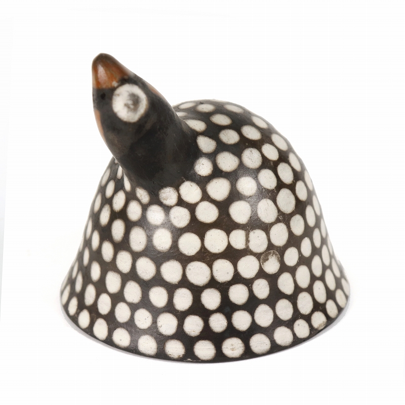 ムコノビエンタロ陶器 ホロホロ鳥すわり 14 コインドット
