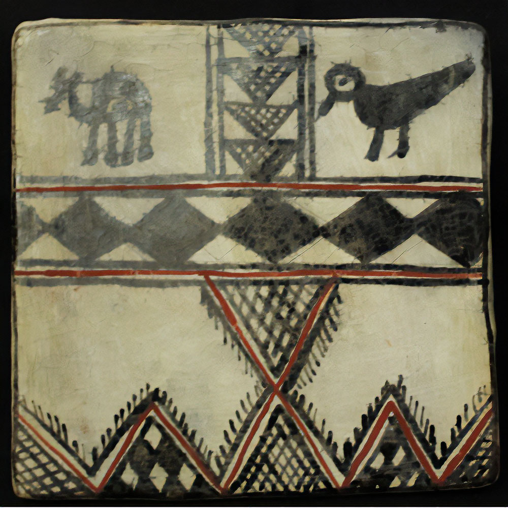 セジュナン素焼きタイル15X15CM 05