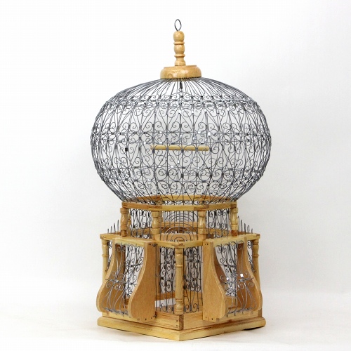 チュニジア鳥かご ナチュラル 大(MM2)