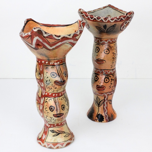 セジュナン陶器 香炉 大