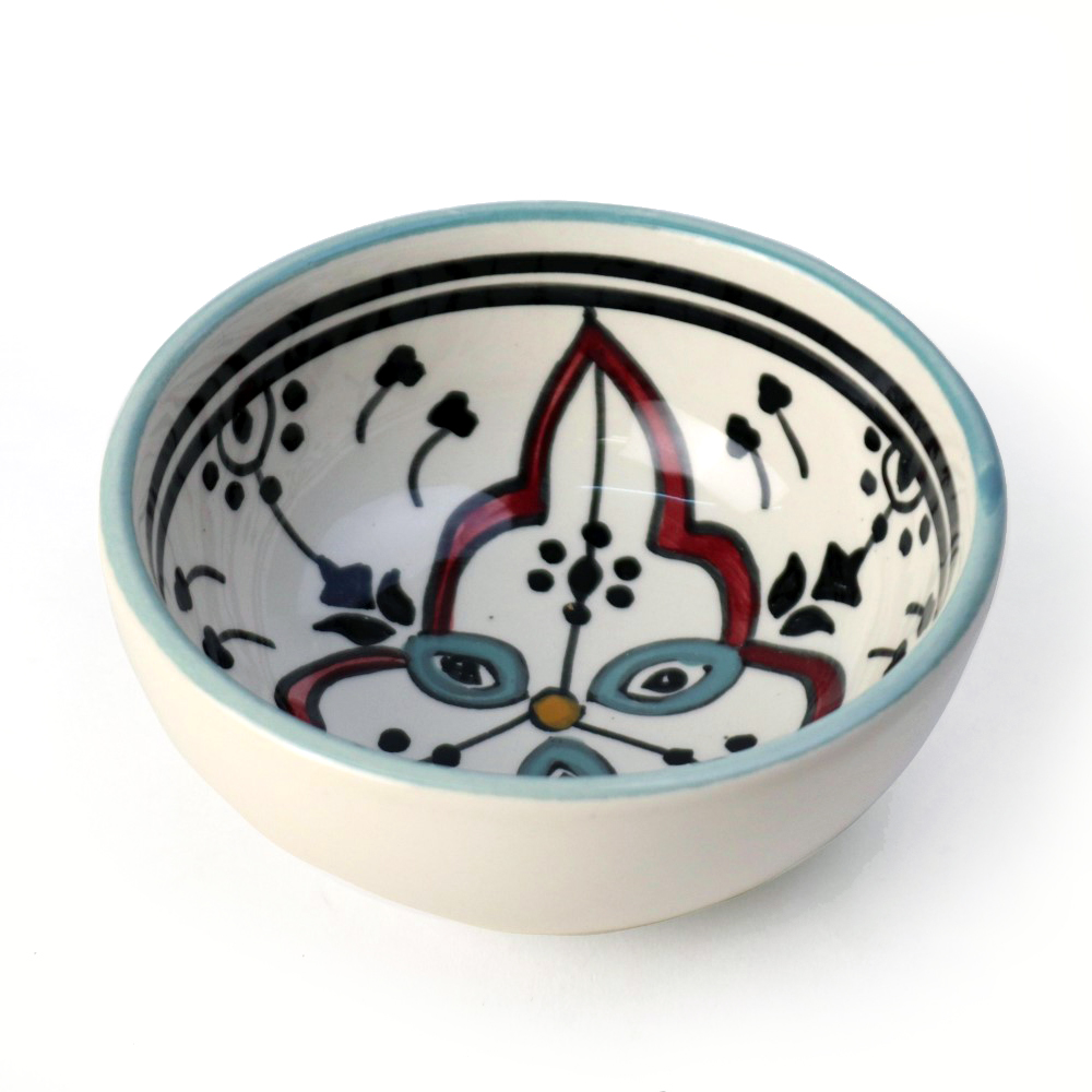 スラマ陶器 手描ボウル 01 小物入れ
