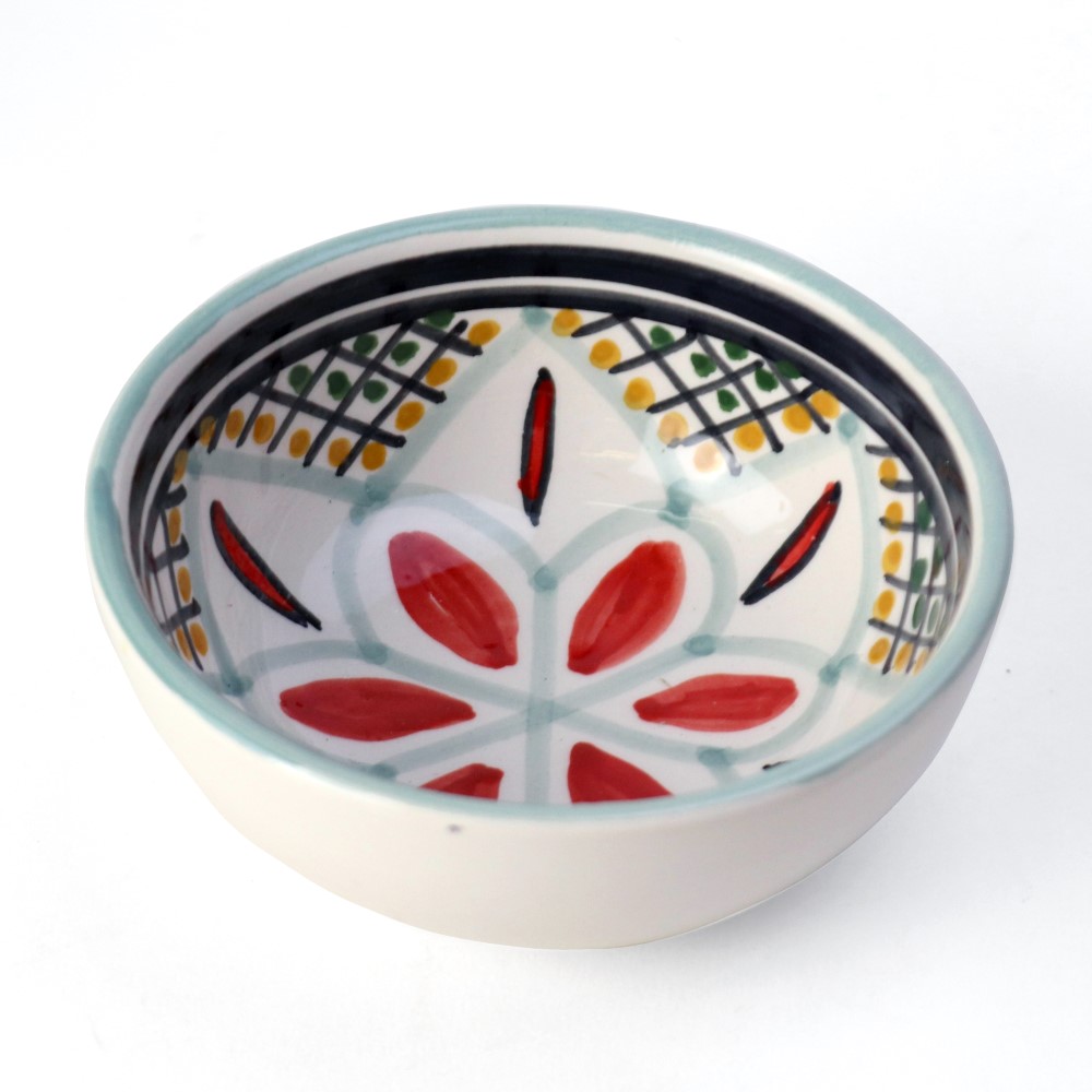 スラマ陶器 手描ボウル 04 小物入れ