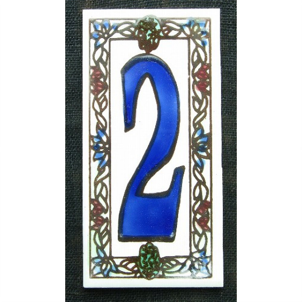 数字タイル 2  15x8 厚さ0.5