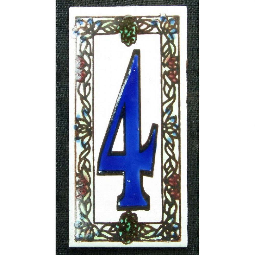 数字タイル 4  15x8 厚さ0.5