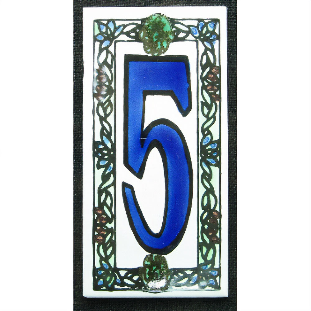 数字タイル 5  15x8 厚さ0.5