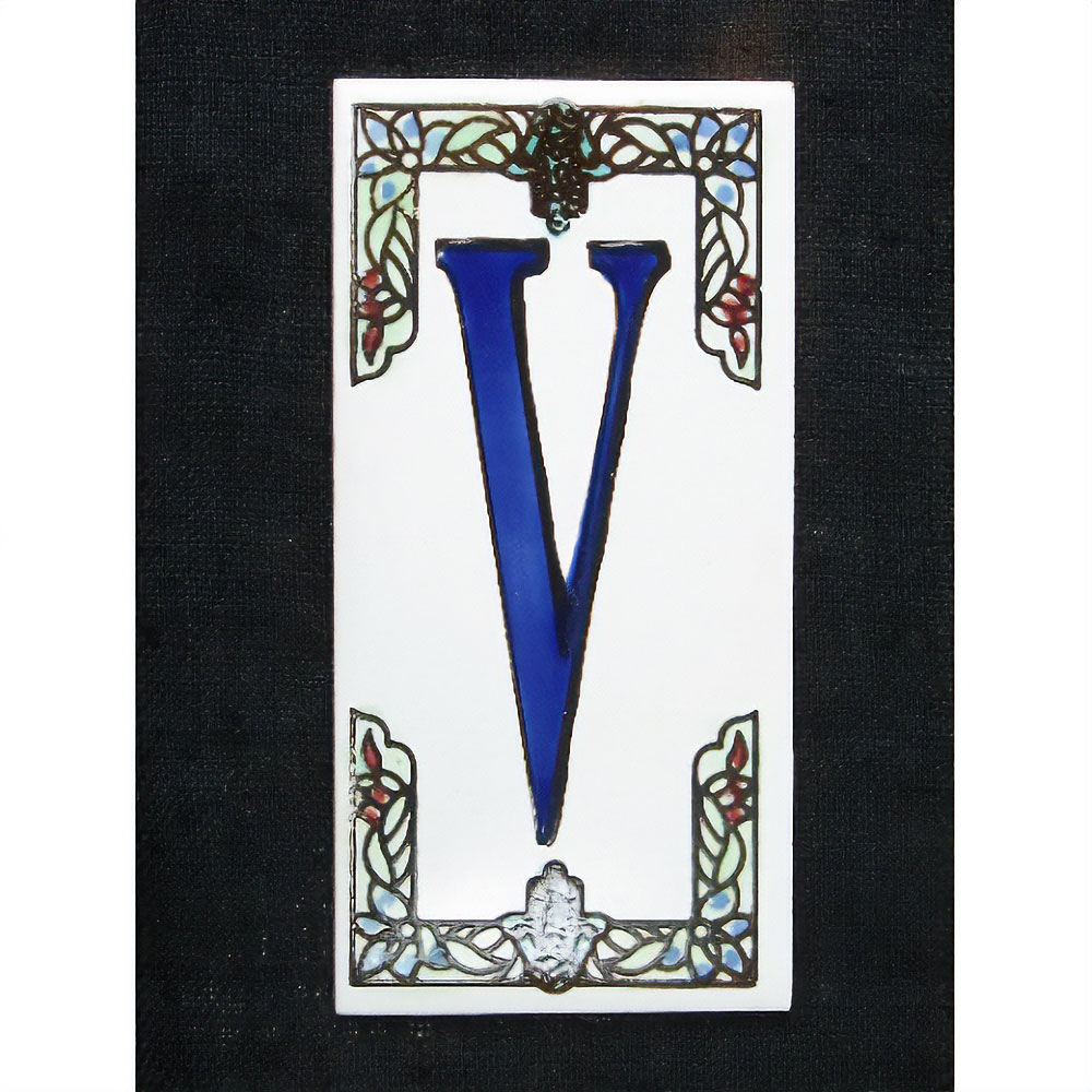 文字タイルファティマ V  15x8 厚さ0.5