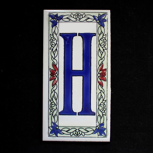 文字タイル額縁 H  15x7.5 厚さ0.5