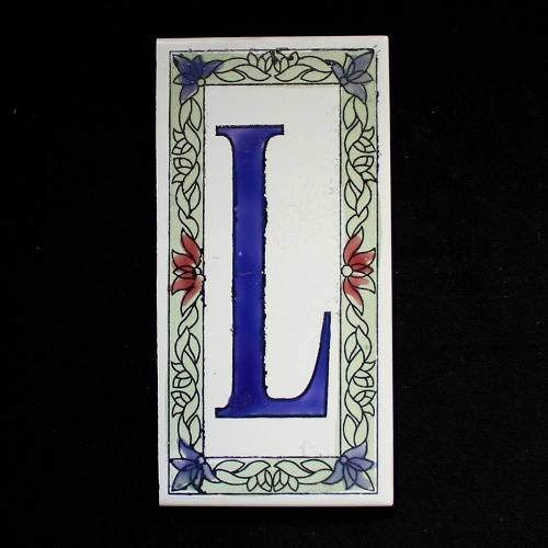 文字タイル額縁 L  15x7.5 厚さ0.5