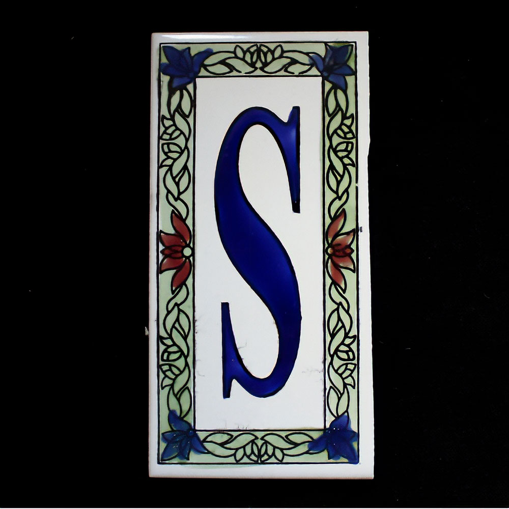 文字タイル額縁 S  15x7.5 厚さ0.5