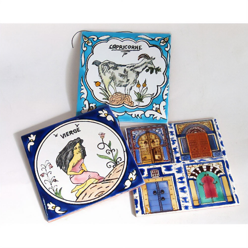 絵タイル 15x15CM