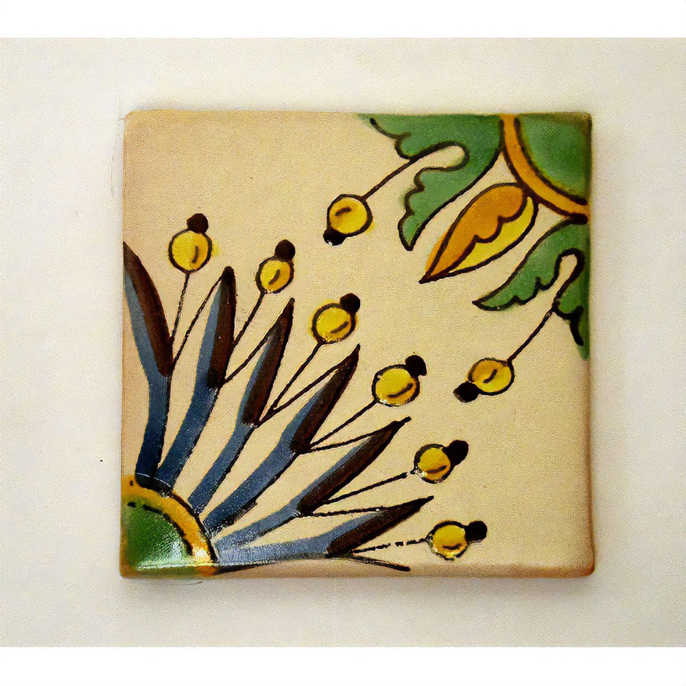 LA MAISON チュニジア手描きタイル 10x10 厚 15