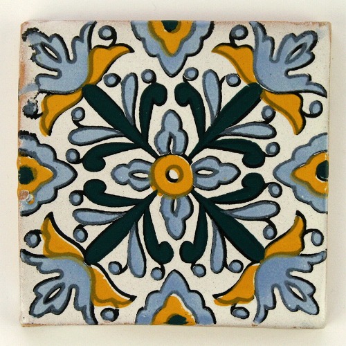 LA MAISON チュニジア手描きタイル 10x10 厚 01B  ESFAHAN