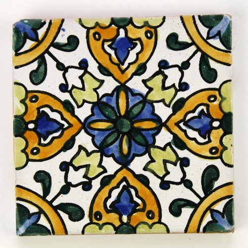 LA MAISON チュニジア手描きタイル 10x10 厚 10  SHAHRAYAN