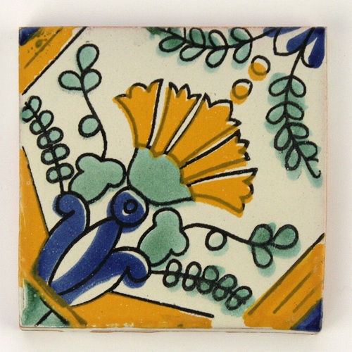 LA MAISON チュニジア手描きタイル 10x10 厚 12  OEILLET