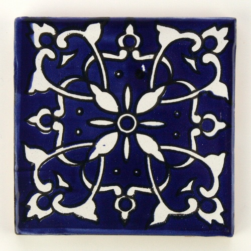 LA MAISON チュニジア手描きタイル 10x10 厚 22  HAMADAN