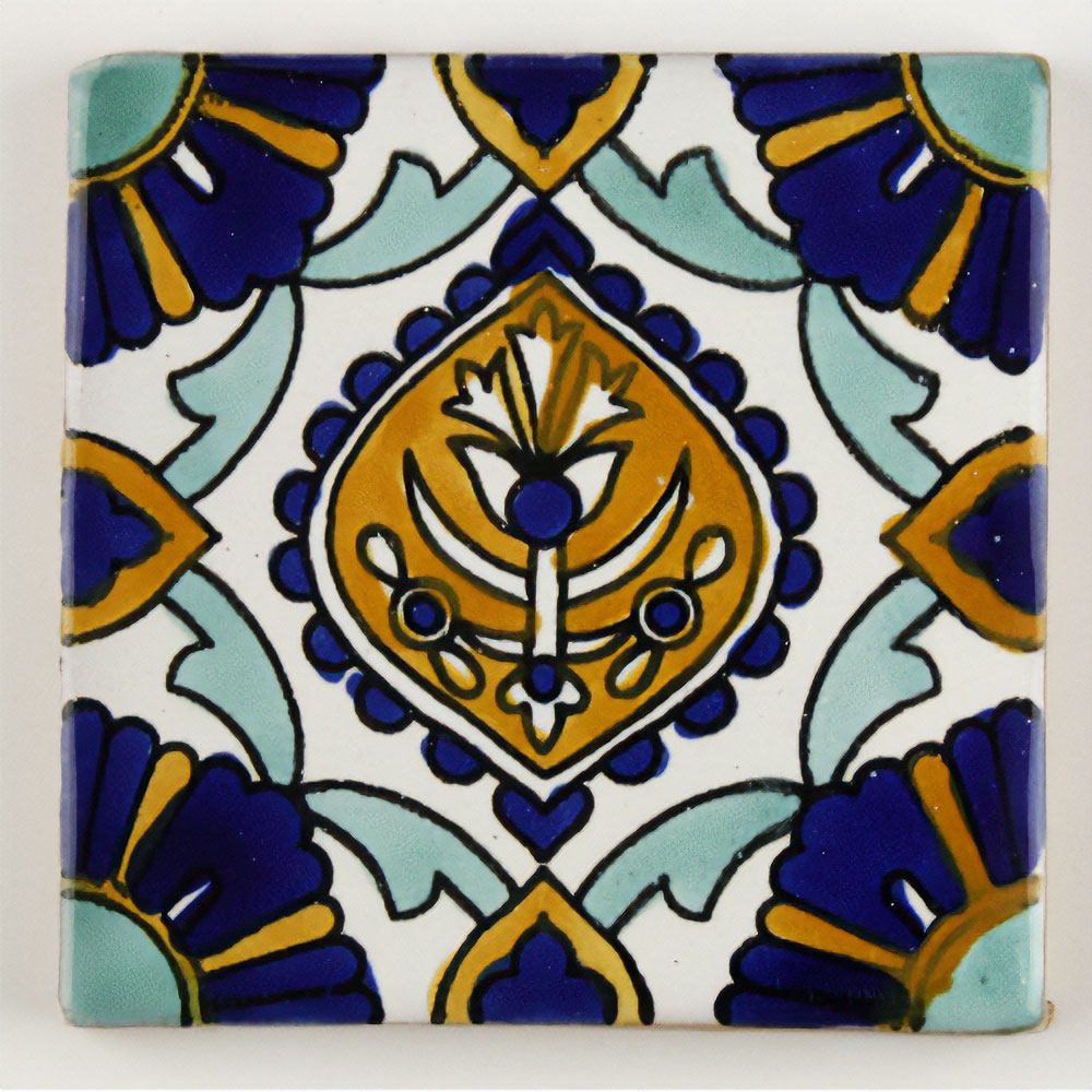 LA MAISON チュニジア手描きタイル 10x10 厚 30  FARHAT