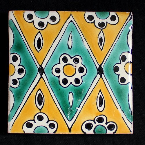FETHI チュニジア手描きタイル  08 10x10 厚さ1