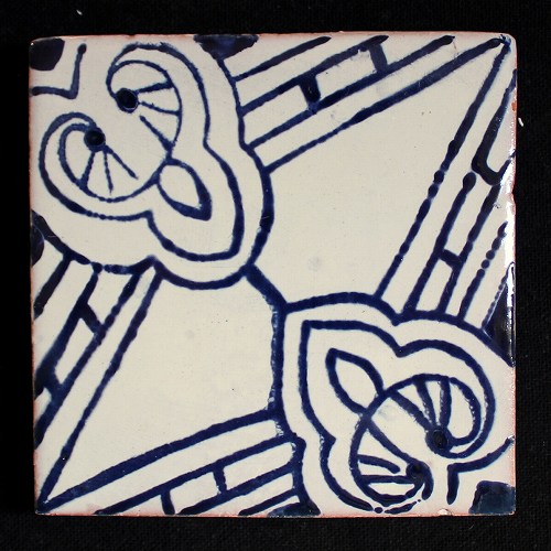 FETHI チュニジア手描きタイル  19 10x10 厚さ1