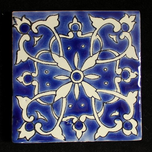 FETHI チュニジア手描きタイル  22 10x10 厚さ1