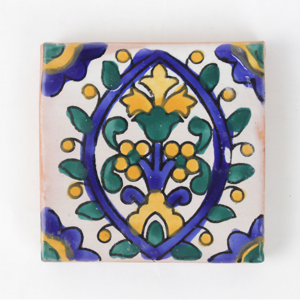 GARBI 手描きタイル 厚 13.5x5