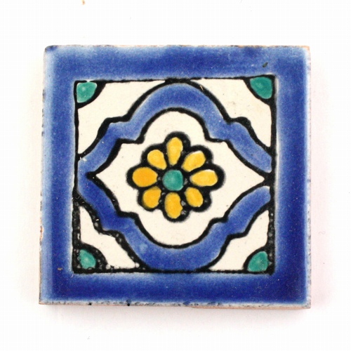 CARO 手描きタイル 薄 08 5x5