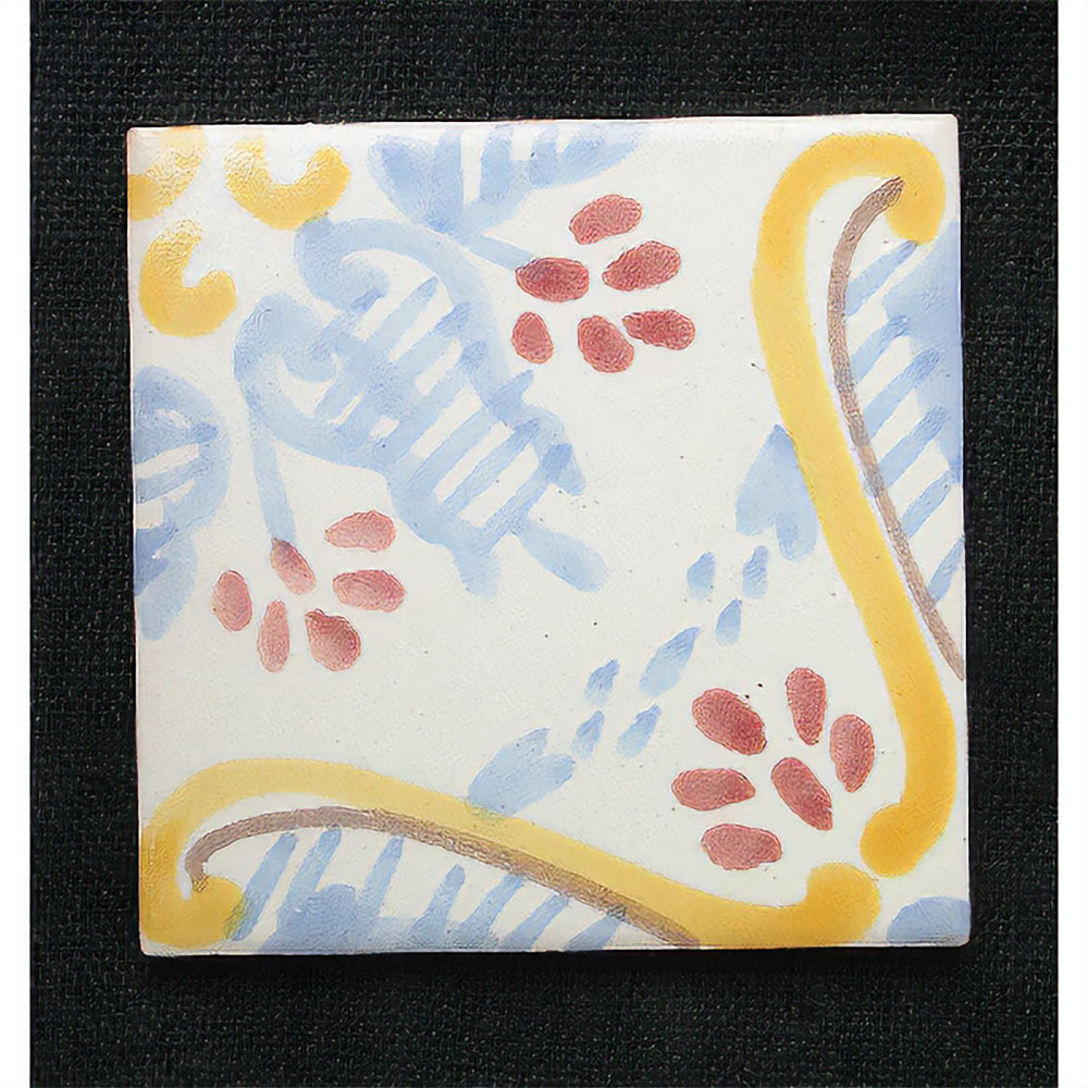 CARO チュニジア手描きタイル 10x10 薄 19