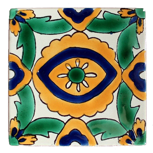 CARO チュニジア手描きタイル 10x10 薄 11