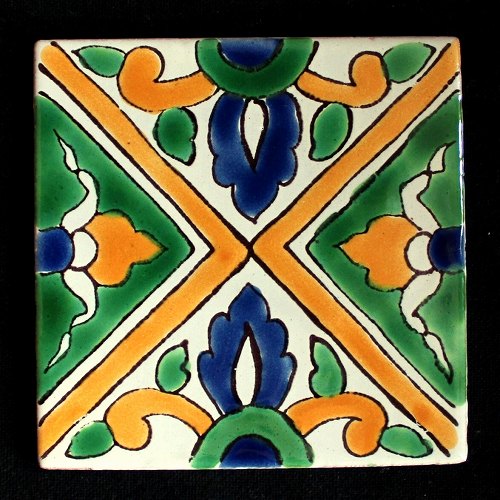 CARO チュニジア手描きタイル 10x10 薄 25