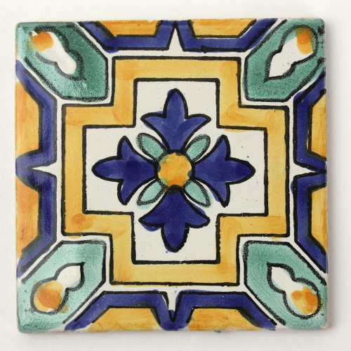 CARO チュニジア手描きタイル 10x10 薄 32