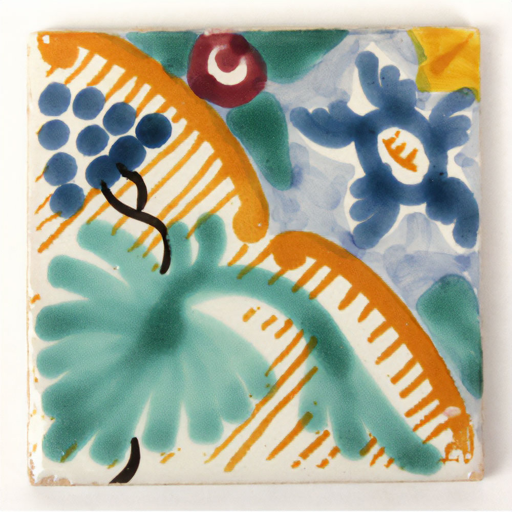 CARO チュニジア手描きタイル 10x10 薄 40