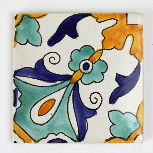 CARO チュニジア手描きタイル 10x10 薄 45