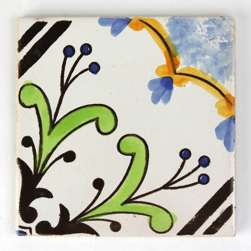 CARO チュニジア手描きタイル 10x10 薄 46