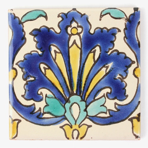 CARO チュニジア手描きタイル 10x10 薄 06
