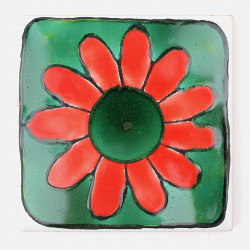 CARO チュニジア手描きタイル 10x10 薄 108