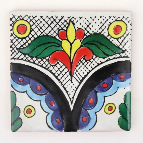 CARO チュニジア手描きタイル 10x10 薄 114