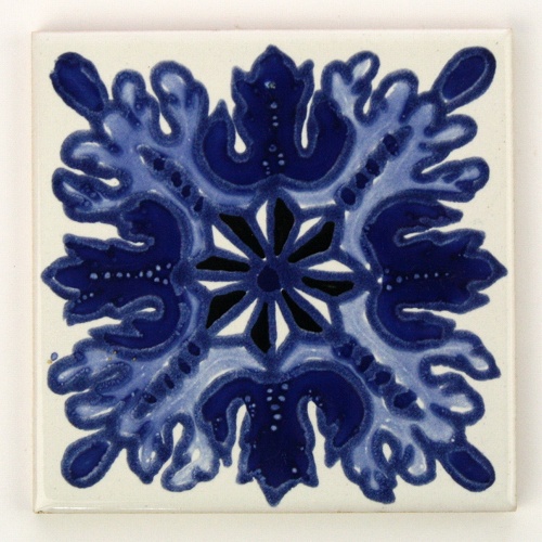 CARO チュニジア手描きタイル 10x10 薄 23