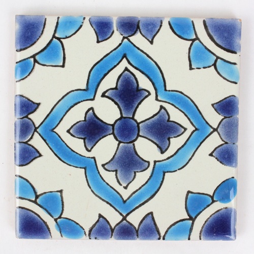 CARO チュニジア手描きタイル 10x10 薄 24