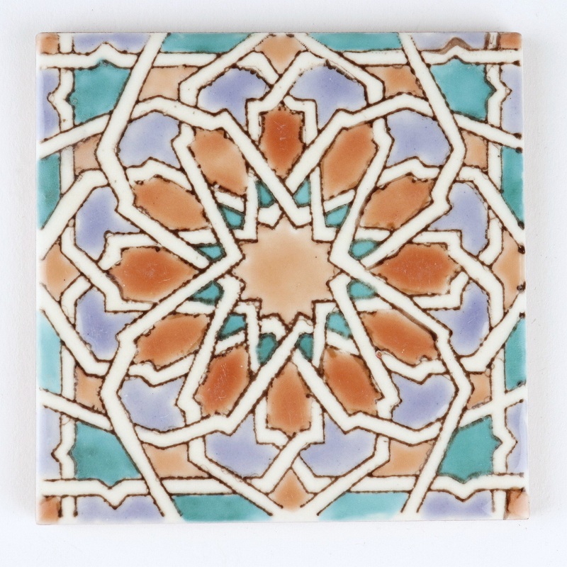 CARO チュニジア手描きタイル 10x10 薄 26