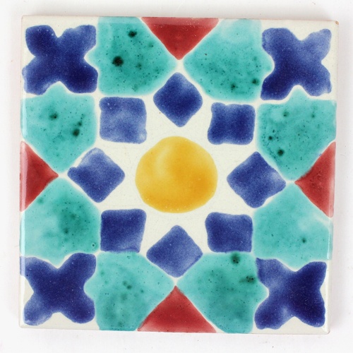 CARO チュニジア手描きタイル 10x10 薄 30