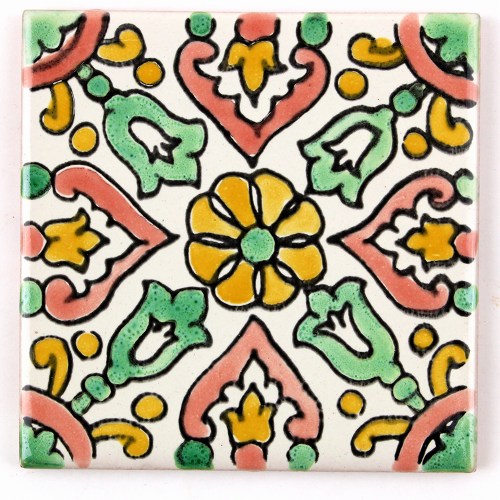 GARBI 手描きタイル 薄 55 10x10