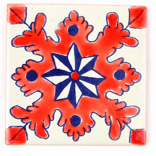 CARO チュニジア手描きタイル 薄10X10　64