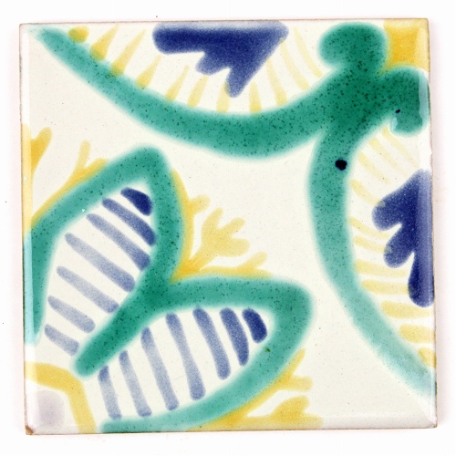 CARO チュニジア手描きタイル 薄10X10　74