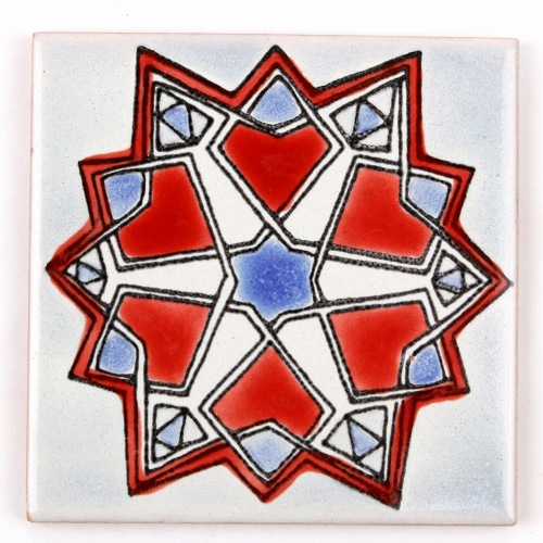 CARO チュニジア手描きタイル 薄10X10　75