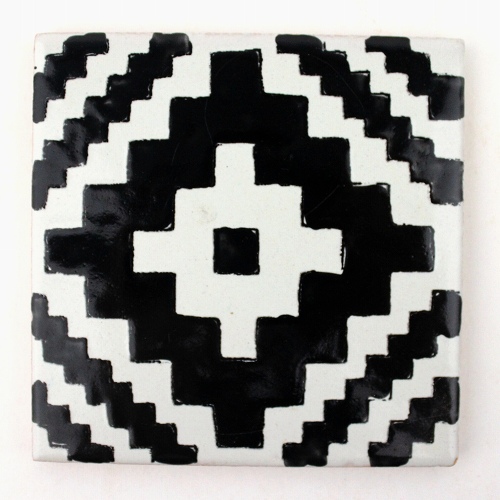 CARO チュニジア手描きタイル 10x10 薄 84