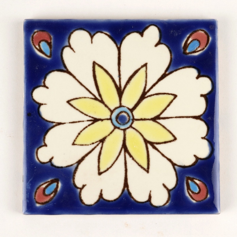 CARO チュニジア手描きタイル 薄10X10　88