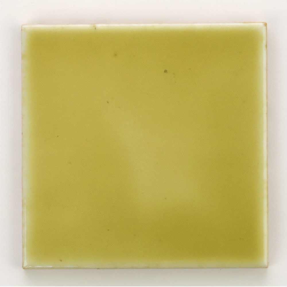 CARO チュニジアタイル 10x10 薄 単色 ピスタチオ