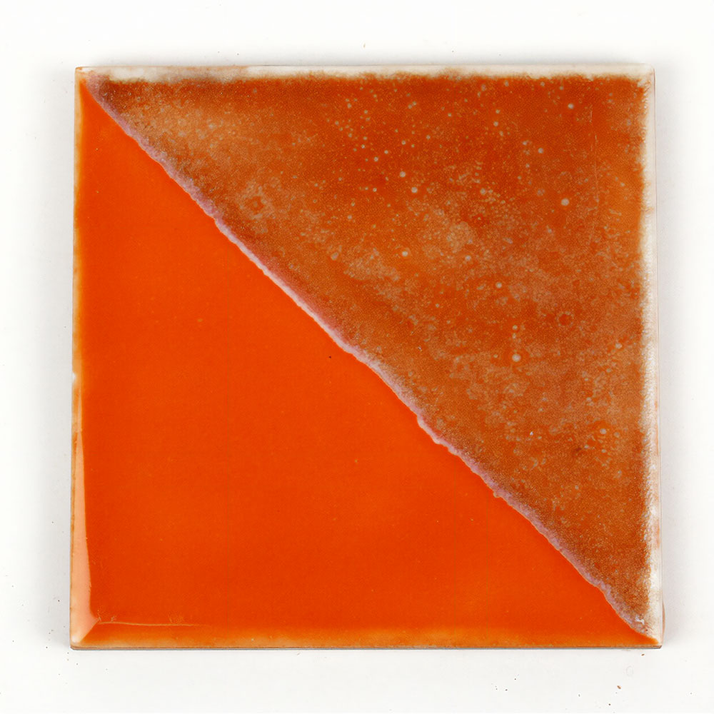 CARO チュニジアタイル 10x10 薄 2色 薄茶xオレンジ