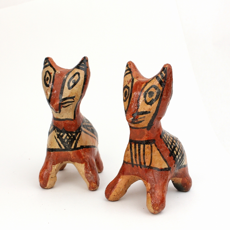 セジュナン陶器 ネコ  小